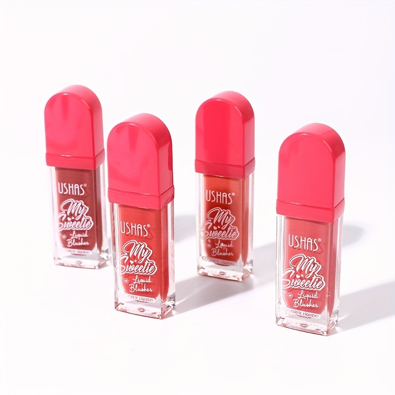 USHAS líquido blush transfronterizo gel blush crema blush brillante blush líquido FS421