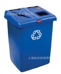 rubbermaid Glutton乐柏美环保分类垃圾桶1792339带回收标志