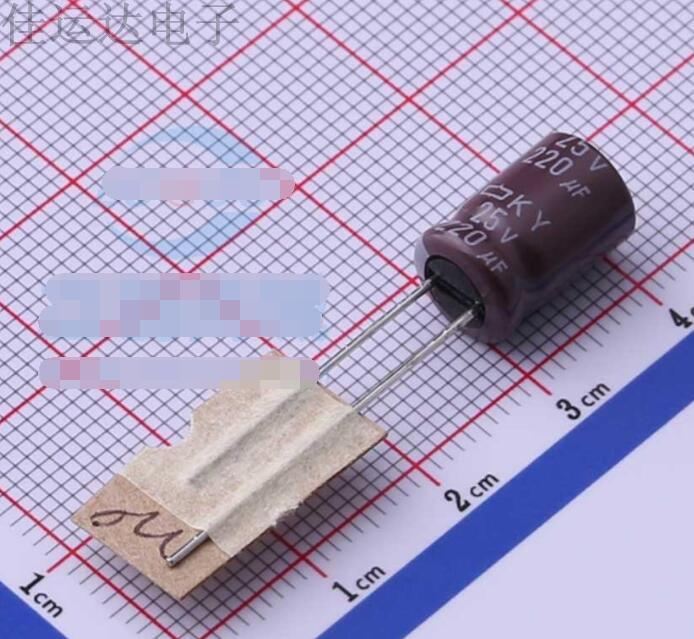 EKY-250ETD221MHB5D 规格 220uF 25V 引线型铝电解电容 原装供应