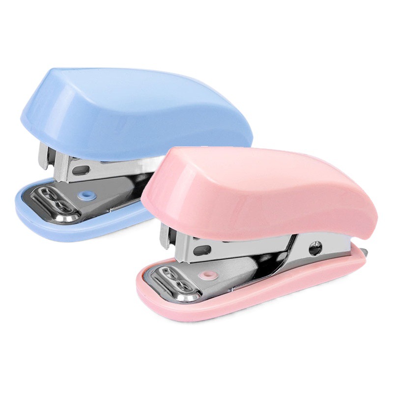 Deli Stationery 0255 Mini Stapler Set Small Stapler Convenient Binding Machine Stapler