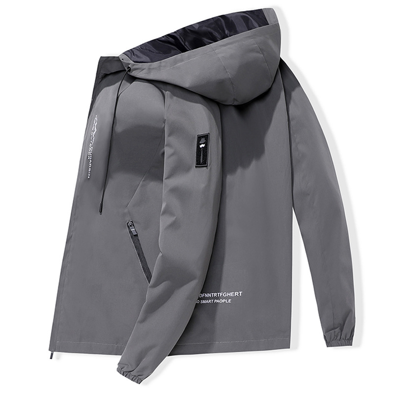 Men's Hooded Casual Outdoor Jacket For Spring And Autumn_voghion.com