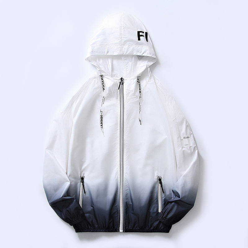 Men's custom-made sun protection clothing, summer 2025 new style, thin and breathable outdoor quick-drying jacket.
