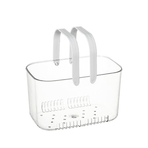 Light luxury portable basket fruit plate household fruit bucket living room internet celebrity transparent tray wine basin snack display dried fruit plate