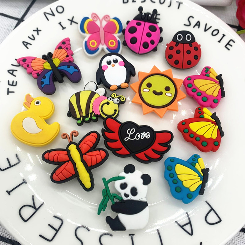 All Seasons Season Unisex Gender Animal Cartoon Shoe Accessories PVC All Seasons Shoe Buckle
