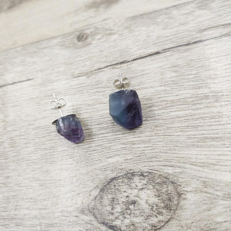 Fashion Geometric Crystal Handmade Ear Studs 1 Pair