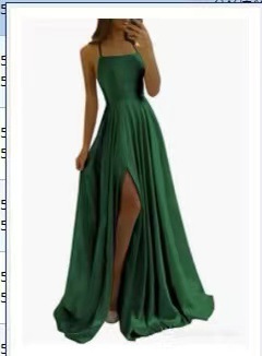 Amazon vestido de dama de honor europeo y americano vestido largo adelgazamiento fuera del hombro novias bola vestido formal simple sexy Split