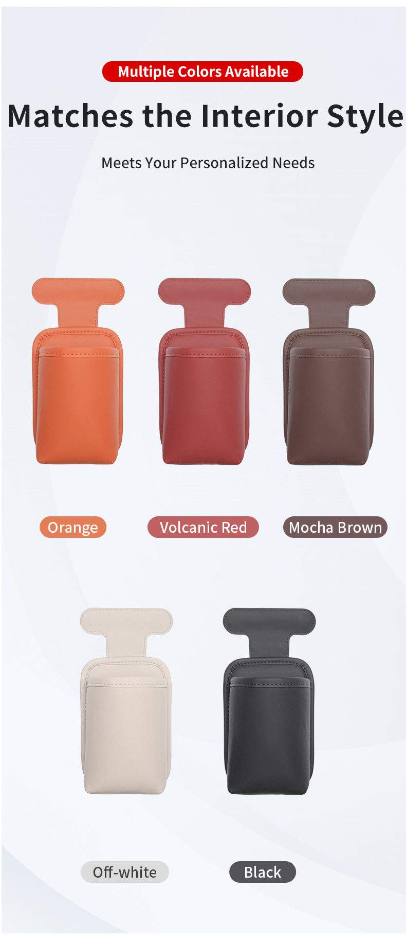 Cross-Border Car Seat Door Cup Holder, Car Passenger Storage Bag, Car Beverage Holder, Portable