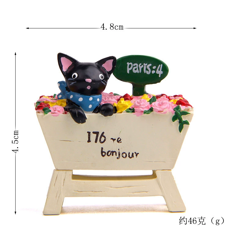Japanese -style grocery horticultural polym flesh flower plug -in plug -in shooting props can be used as a refrigerator sticker desktop decoration summary