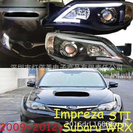 台湾造适用于斯巴鲁WRX翼豹大灯前照灯WRX STI日行灯2010~2012