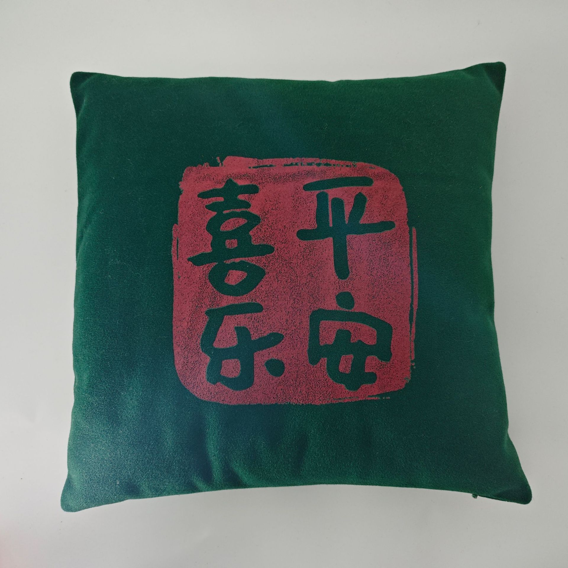 床头靠垫方形绿色抱枕 办公室沙发汽车家居腰靠背现代简约装饰