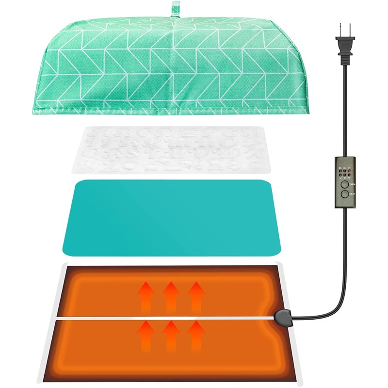 Almohadilla de calefacción de resina almohadilla de calefacción de sincronización de tres engranajes almohadilla de calefacción de escalada Palacio Mascota serpiente lagarto crawler almohadilla de aislamiento para mascotas