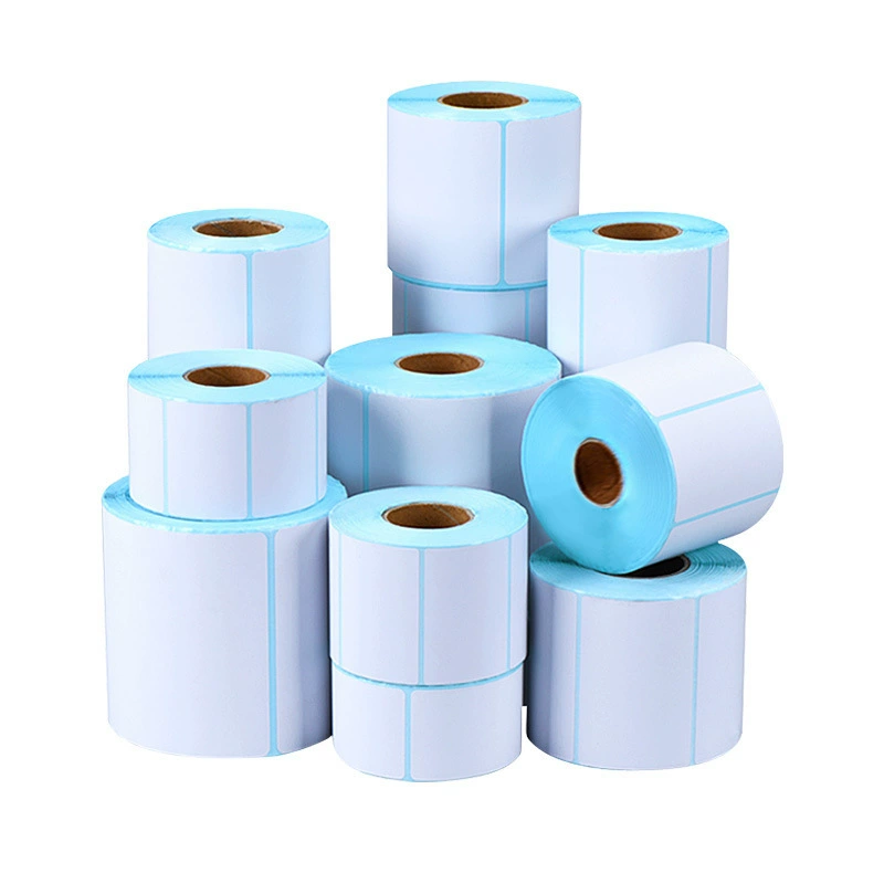 Термочувствительная бумага для этикеток 100*100, кроссборд self-adhesive печатная бумага, влагоустойчивая маркировочная бумага для штрихкодов, трехзащитная печать этикеток