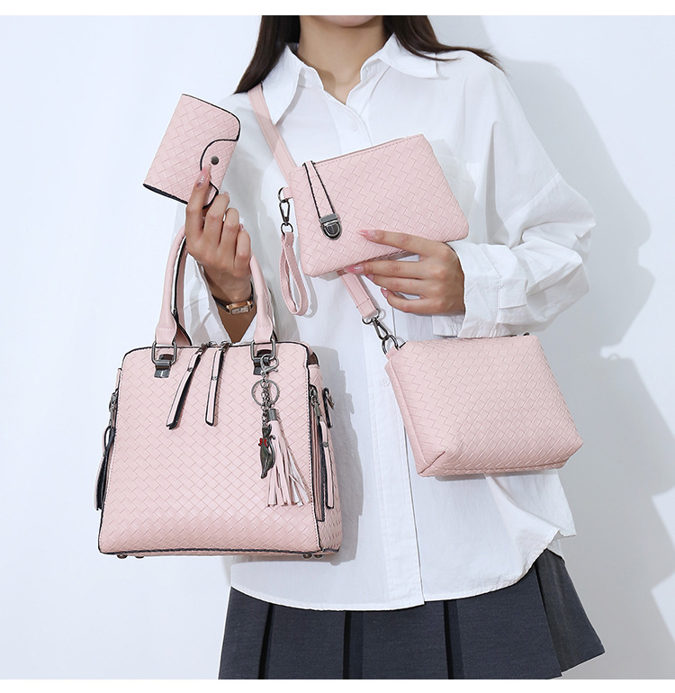 1247g Weight Polyester Lining Material Sewing Thread Fashion Element Zipper Closure Type Single Shoulder Strap Strap Type Bag Sets Bags Type Daily, Street, Shopping Occasion PU Material Solid Color Pattern All Seasons Season Women's Gender Elegant, Streetwear Style Bucket Shape Medium Size Women's Medium PU Solid Color Elegant Streetwear Sewing Thread Bucket Zipper Bag Sets 无