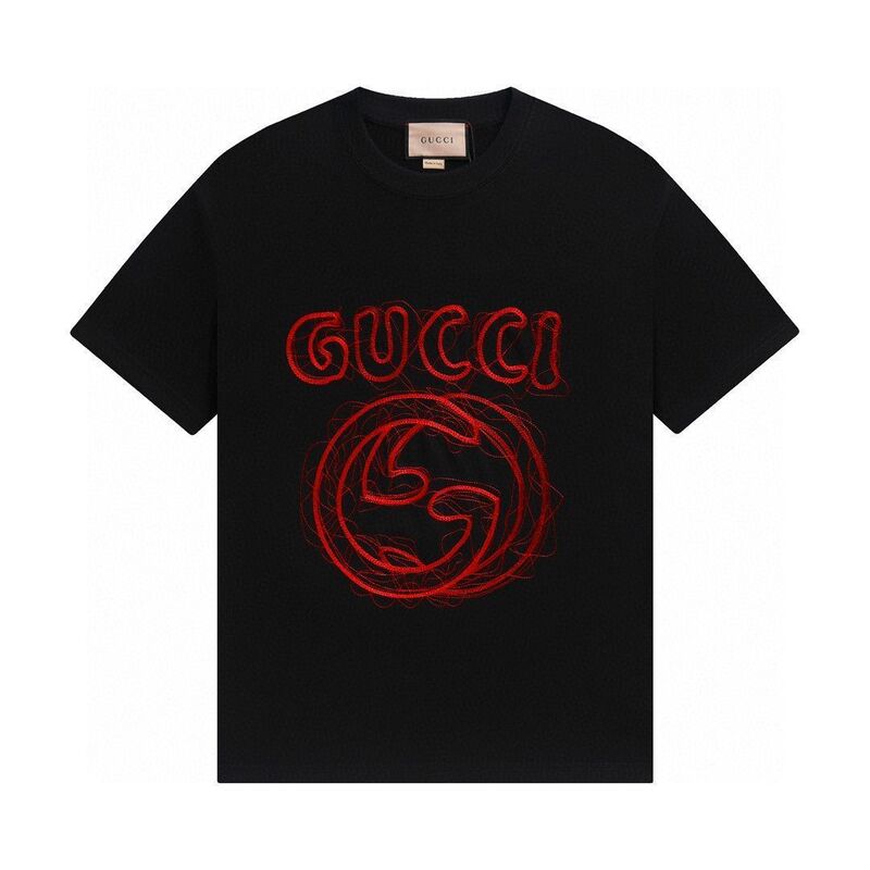 2025夏のファッションブランドの新型純綿丸首半袖tシャツ漫画のアルファベットのプリントはカジュアルでゆったりしています。|undefined