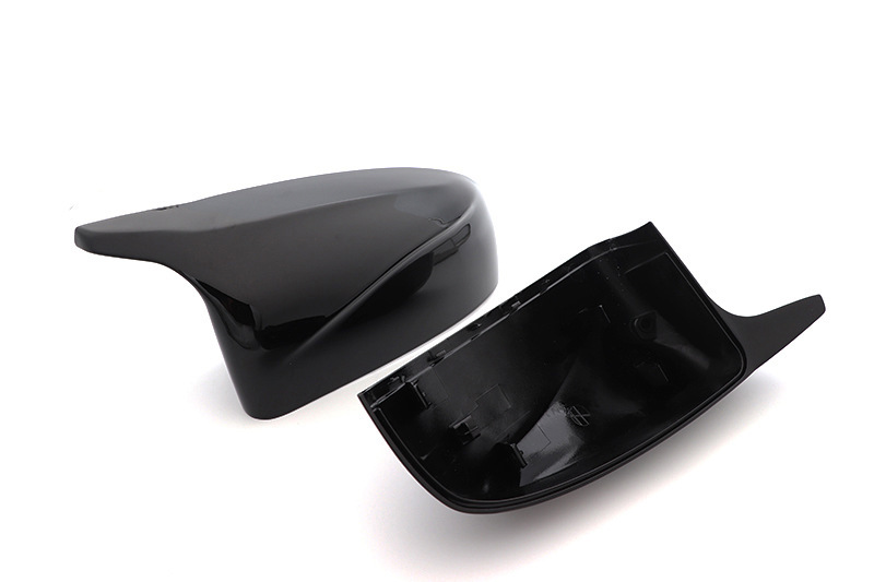 In Stock! Suitable for Bmw X5 X6 E70 E71 Carbon Fiber Bright Black Horn Replacement Rearview Mirror Housing