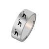 Men's ring stainless steel, accessory hip-hop style, suitable for import