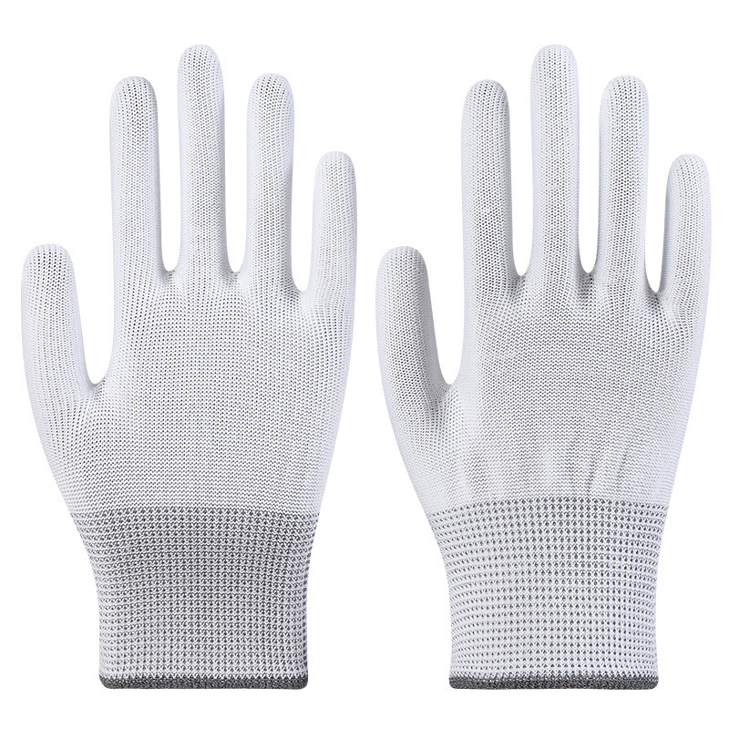 Guantes de protección laboral Star Yu Guantes antiestáticos delgados antideslizantes y resistentes al desgaste Star Yu PU508 recubiertos con palma