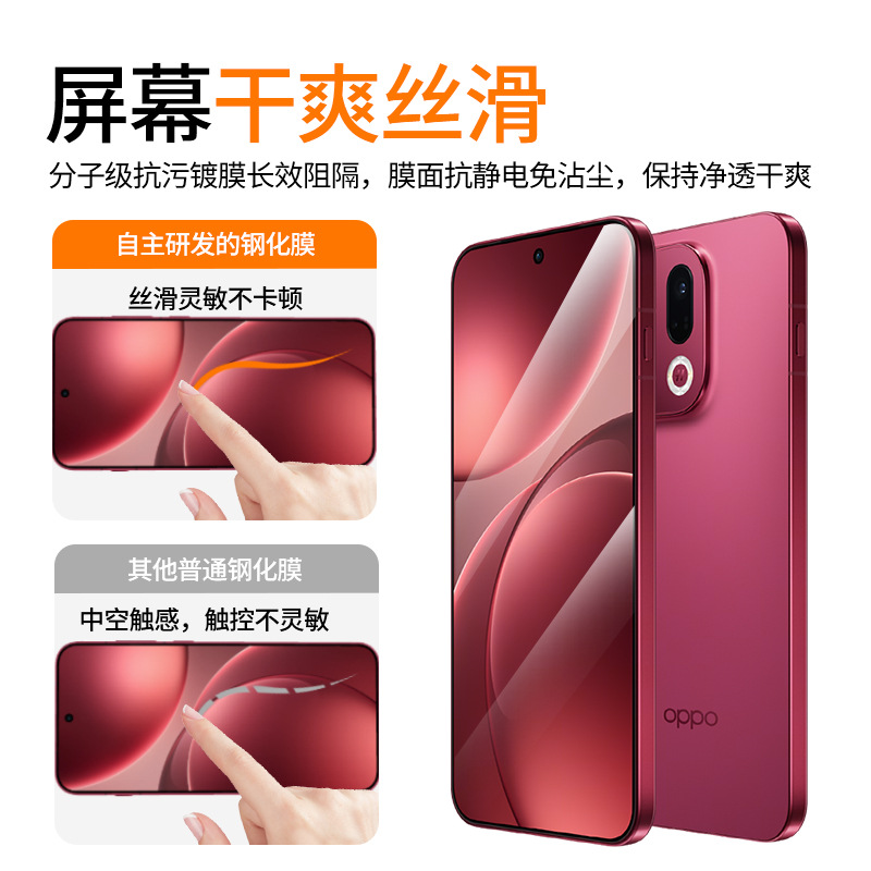 Aplicable para oppofindx9 película de endurecimiento sin polvo caja de segundo chapado de alta definición findx9pro película protectora de teléfono móvil