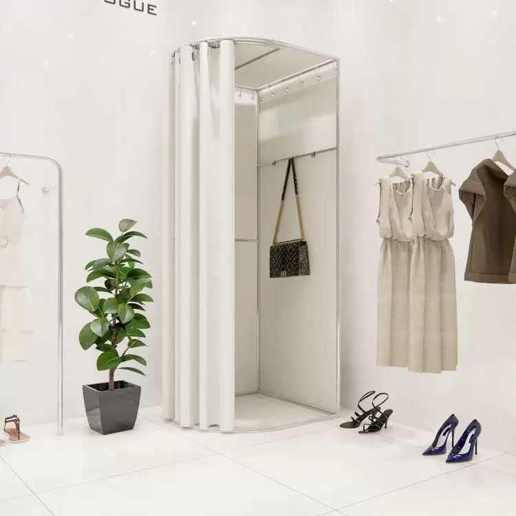 Магазин одежды Магазин примерочной Съемная гардеробная