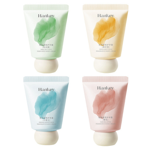 Hanji Xiaopangdun Fragrance Hand Cream 40g Anti-chapped Hand Cream Cherry Blossom Shea Butter Gift Hand Cream Wholesale
