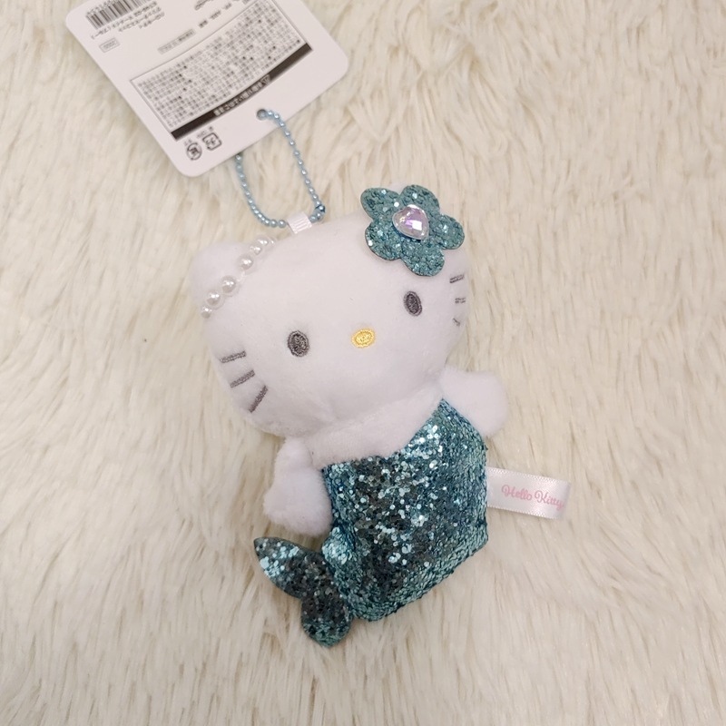 日本の猫人魚妖精ユニコーンペンダントぬいぐるみキーホルダーバッグペンダント|undefined