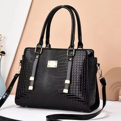 廠家批發鱷魚紋女包時尚手提包簡約百搭單肩斜挎包大容量女士包包