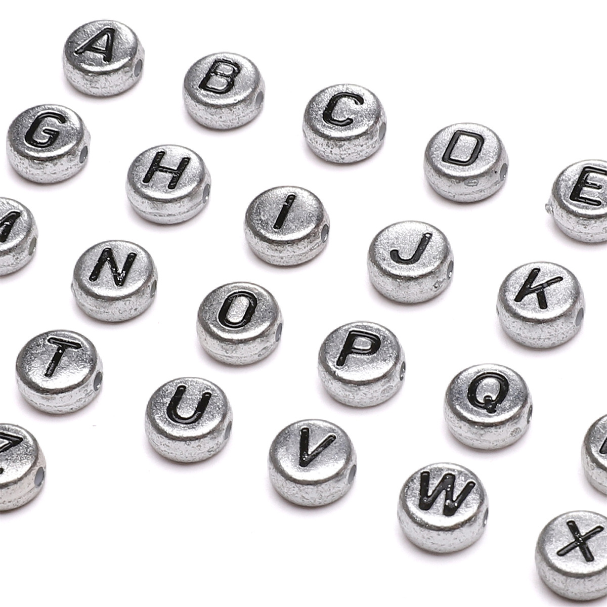 Acrylic Material 50 PCS/Package Arylic Letter DIY Jewelry Accessories Beads
