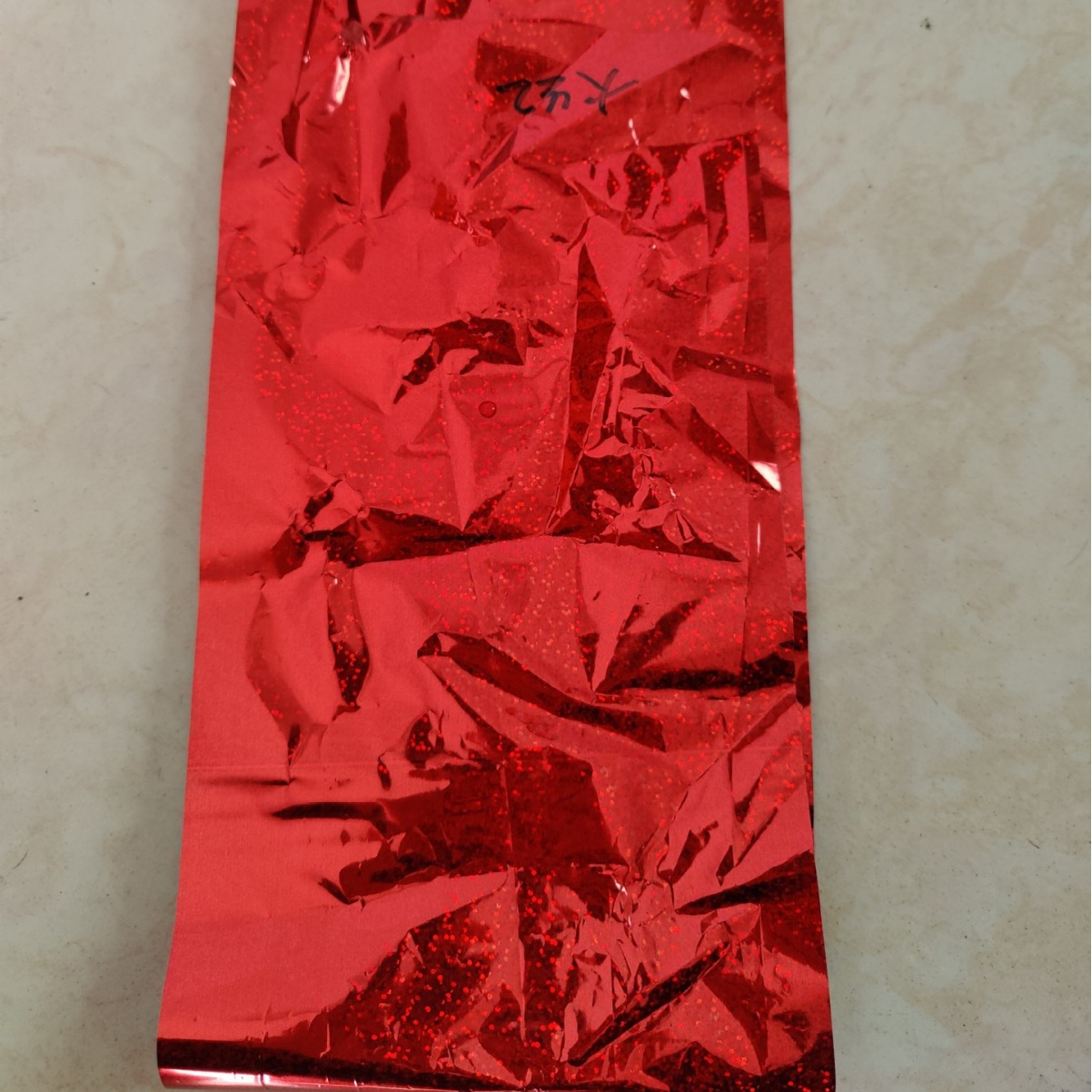 涂淡梅红浅草绿透明纸折花筒做球花用淡紫色涂布铝箔纸包装用