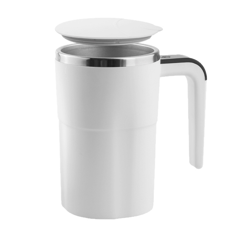 Pantalla digital transfronteriza medición inteligente de temperatura Taza mezcladora magnética automática Taza de café eléctrica Taza batida de proteínas de fitness