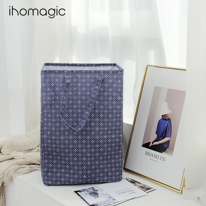 Cesta de almacenamiento de lavandería simple cesta de lavandería plegable Almacenamiento de sala de estar cesta de lavandería cesta de almacenamiento de juguete cesta de lavandería