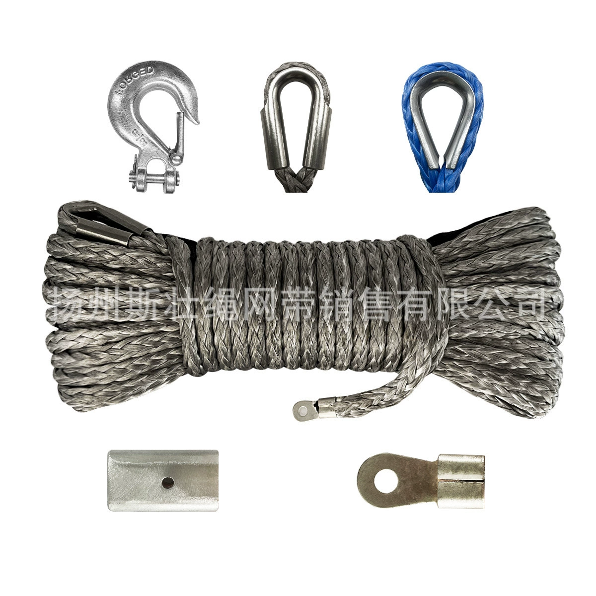 Производитель 14 мм * 30m внедорожный аварийно-спасательный канат лебедка буксир нейлон автомобильный тяговый канат оптом