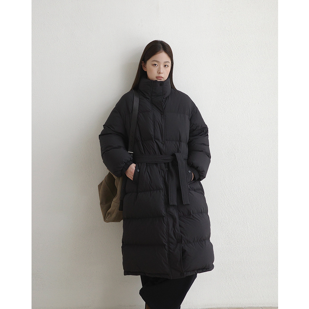 EVERTRUE 90% 화이트 오리 다운 칼라 롱 다운 재킷 여성의 겨울 새로운 한국 따뜻한 코트 38055