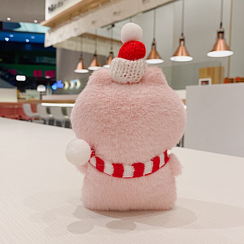 Handmade Christmas plush hamster doll, Santa Claus cartoon doll claw machine, creative holiday gift accessories