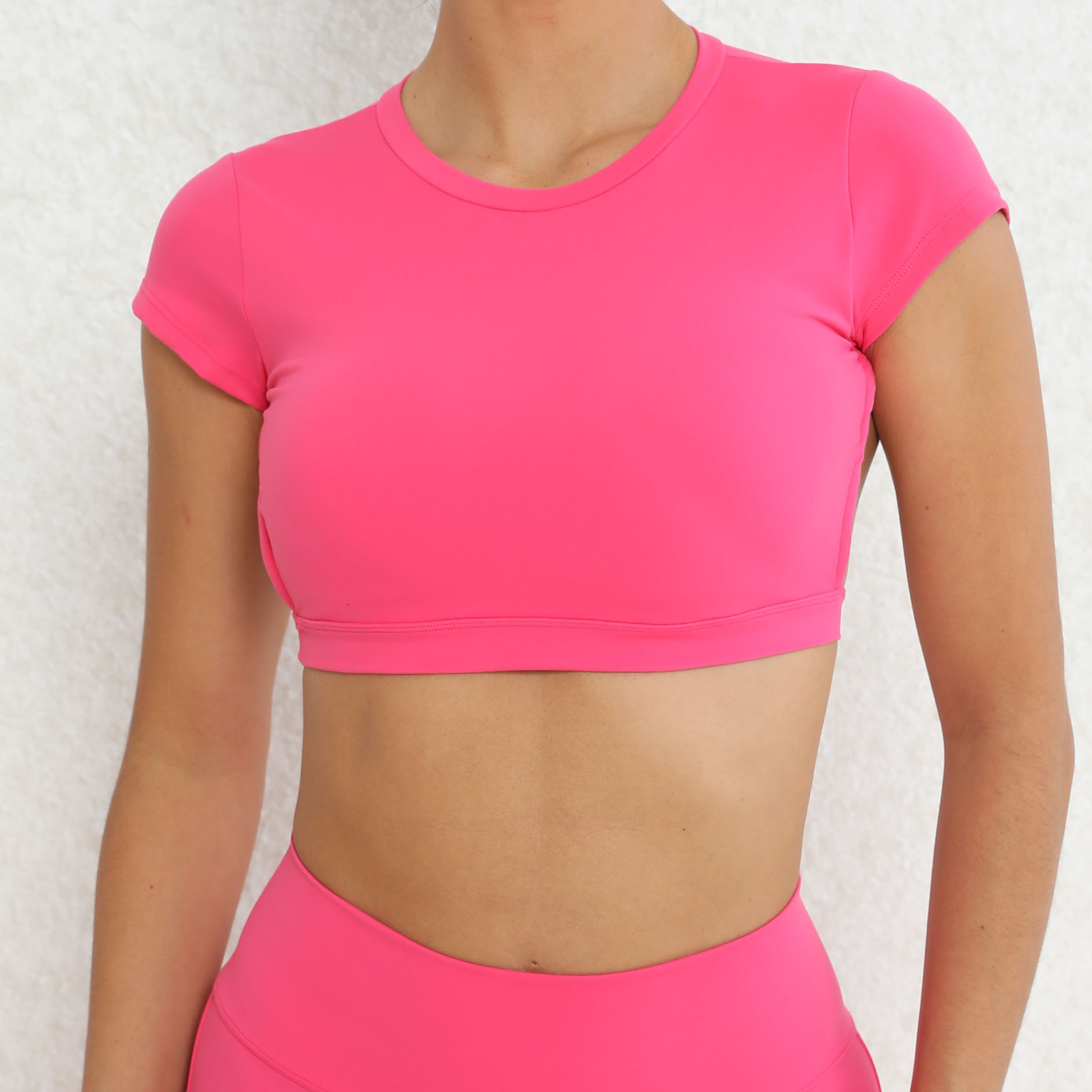 175g Weight Short Sleeve Sleeve Length Nylon, Cotton Blend Fabric Type Short Top Length T-shirt Tops Type Gym, Yoga, Running Occasion Round Neck Neckline Solid Color Pattern Simple Style, Sport Style Style Simple Style Sport Style Solid Color Nylon Cotton Blend Round Neck Active Tops T-shirt 18