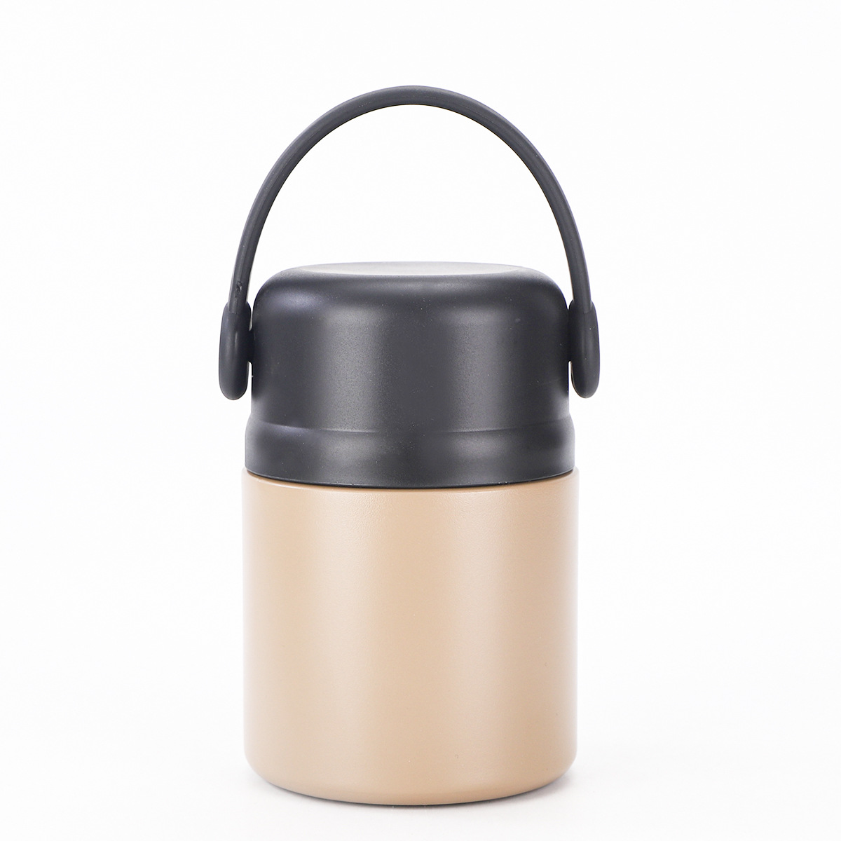 Nuevo vasos portátiles simples de doble capa de gran capacidad 304 taza de aislamiento de acero inoxidable con mango taza de estudiante de desayuno