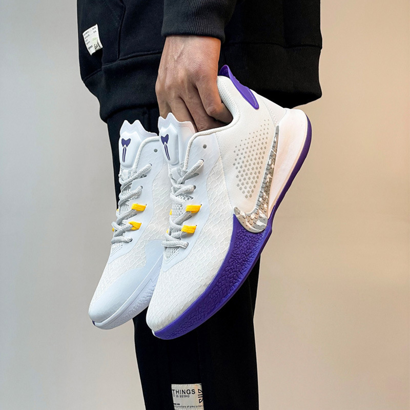 Kobe 11 Basketball Shoes 5 Mamba Spirit Actual Combat 2 Generation All-Star Platinum Sports Running Shoes Men's Non-slip and Sound