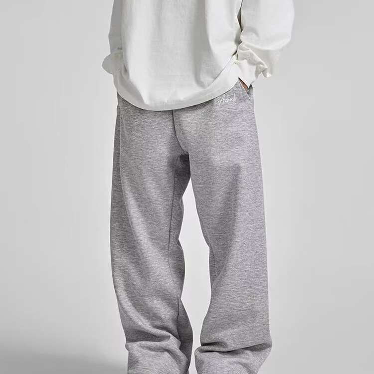 Herren Jogginghose aus Waffelstrick, gerades Bein, lässige Loungehose, weich, atmungsaktiv, bequem_voghion.com