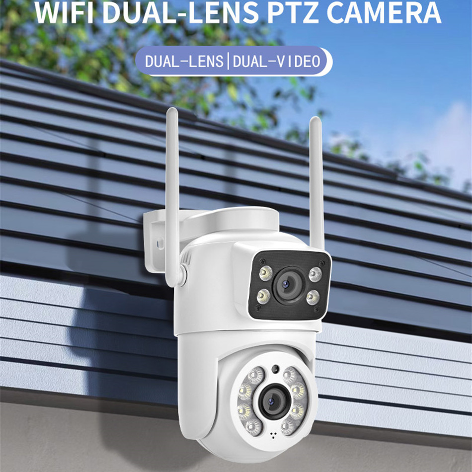 360-Degree Panoramic Ptz Camera Wireless Wifi Home Waterproof Two-Way Intercom Mobile Phone Surveillance Camera