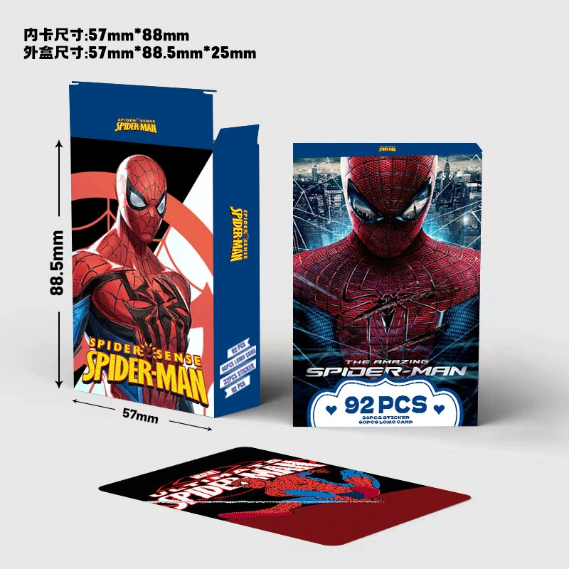 Кросс-border специальное предложение 92 HD открыток с Spider-Man, мультяшная анимация KPOP периферия ЛОМО маленькие открытки