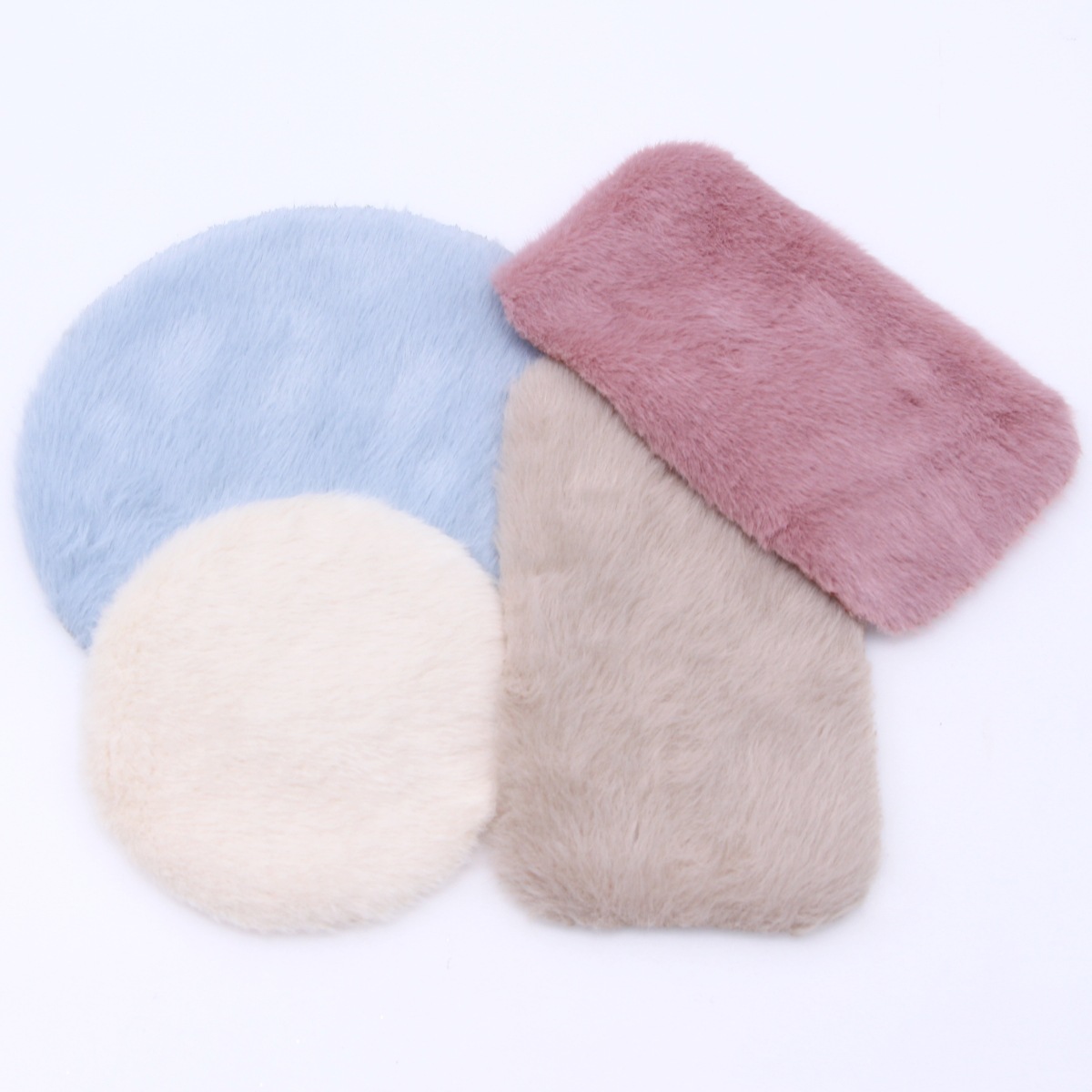 Dollhouse mini alfombra de peluche En Miniatura simulación tapete decoración del hogar Accesorios