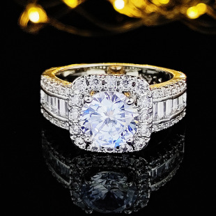 Daisy fashion love heart ring female small design niche texture r1707_voghion.com
