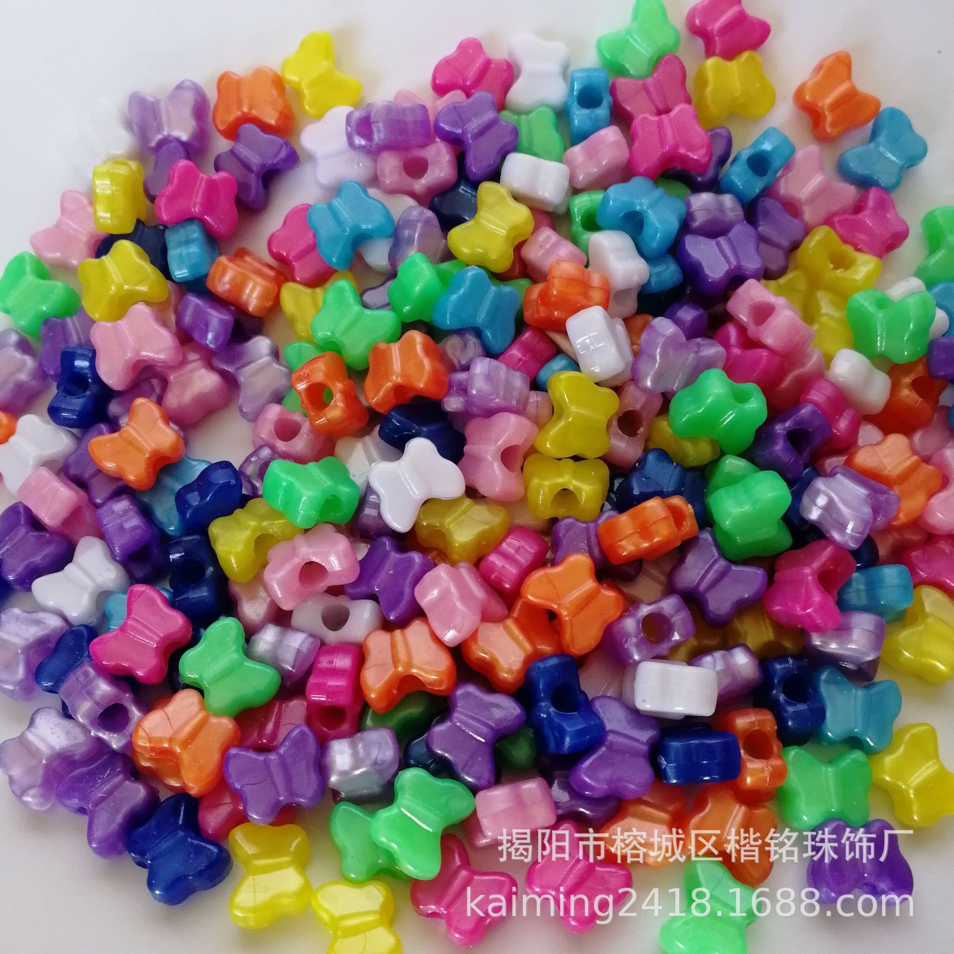 ����ֱ��10*12mm���ϴ�׺������� pony beads �ֹ��������