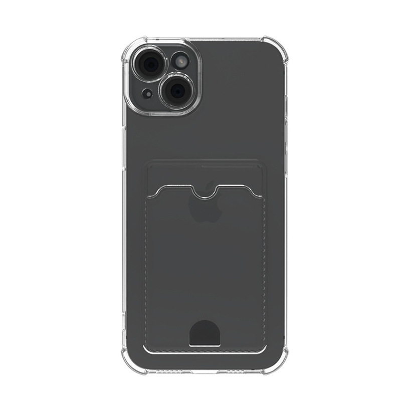 Apple 16ProMax 透明落下防止カードホルダー iPhone15 カード 13/14 パンチング 17P ソフトシェル卸売に適しています。|undefined