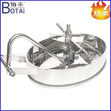 定制食品级压力人孔椭圆人孔内开人孔304不锈钢可以非标价格优惠