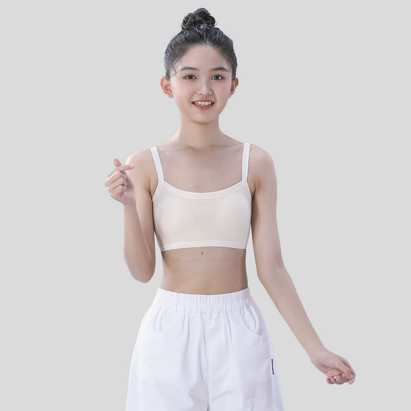Underwear for students, летом тонкая школьница бюстье, топ-бокал, для подростков, для средней школы, утягивающий эффект