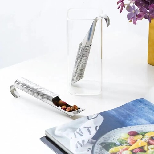 Wholesale 304 stainless steel tea drain, hanging pipe tea making artifact, hanging cup tea filter stainless steel