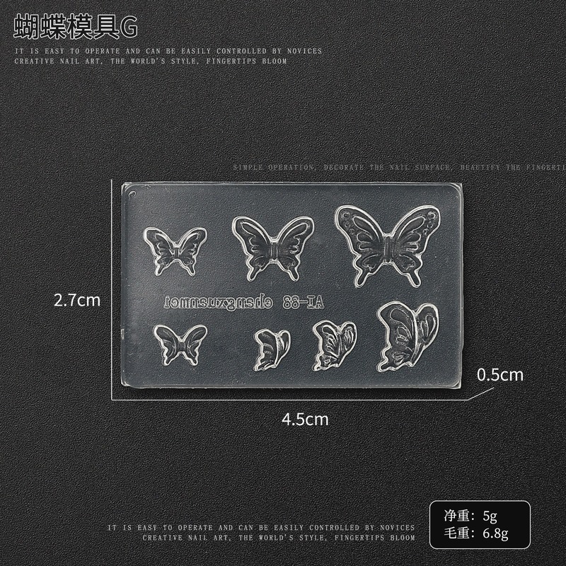 ネイルアートエンボスモールド 3D シリコーンモールドシリコーン Xiaohongshu DIY 弓三次元モールド卸売|undefined