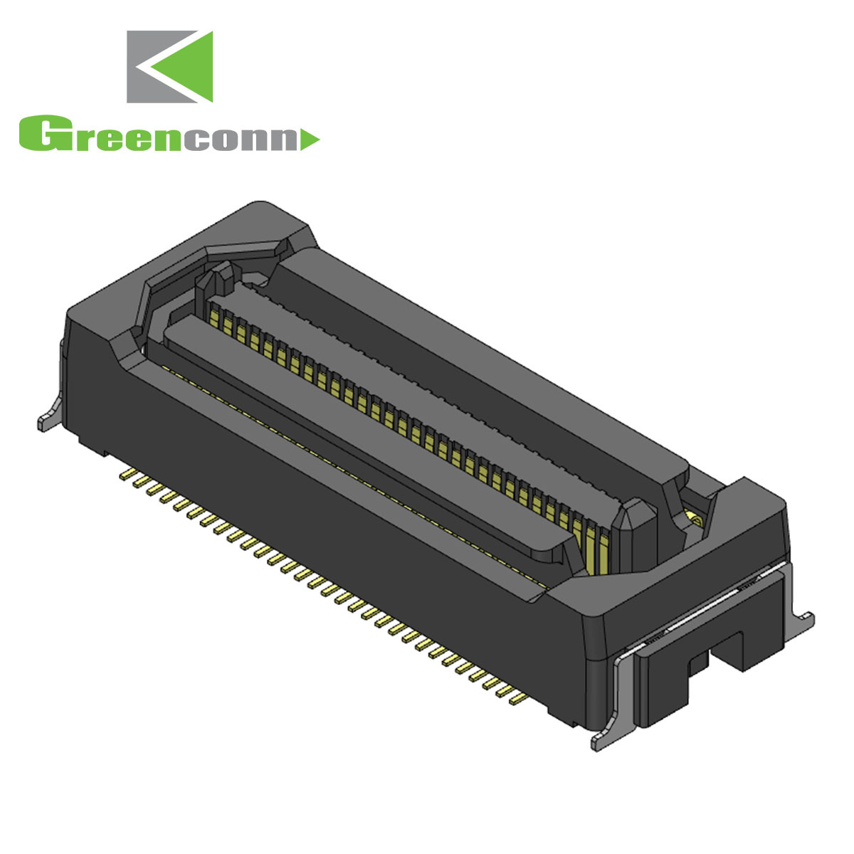 Greenconn连接器 间距0.635板对板 双排30Pin公座母座浮动连接器