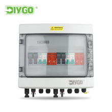 光伏直流汇流箱2进2出DC500V防雷二进二出太阳能配电箱厂家直销