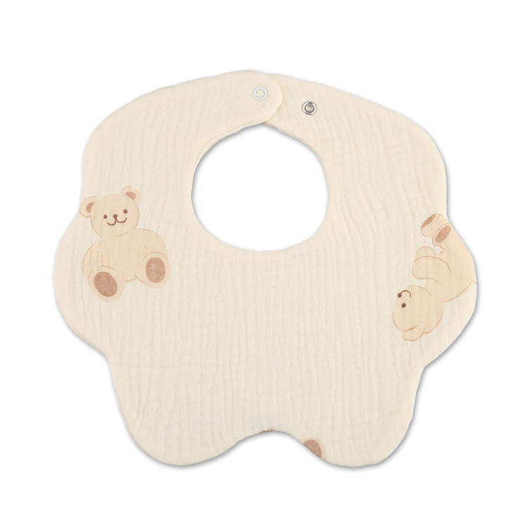 Babero de Pétalos de Gasa para Bebé de Gasa de Algodón, Transpirable, Absorbente de Agua, para Bebés image 75